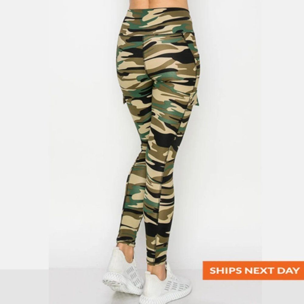 Cargo Pocket Legging - Pocket Legging - Cargo Legging - Body Shaping